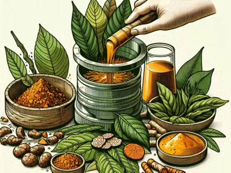 Membuat Ramuan Tradisional dengan Daun Sirih dan Kunyit