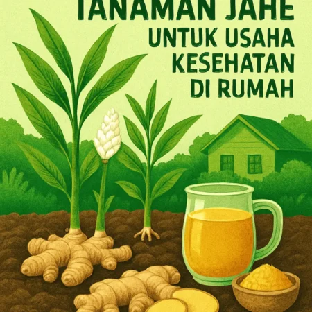 Budidaya Tanaman Jahe untuk Usaha Kesehatan di Rumah