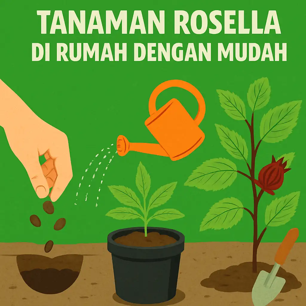 Cara Menanam Tanaman Rosella di Rumah dengan Mudah